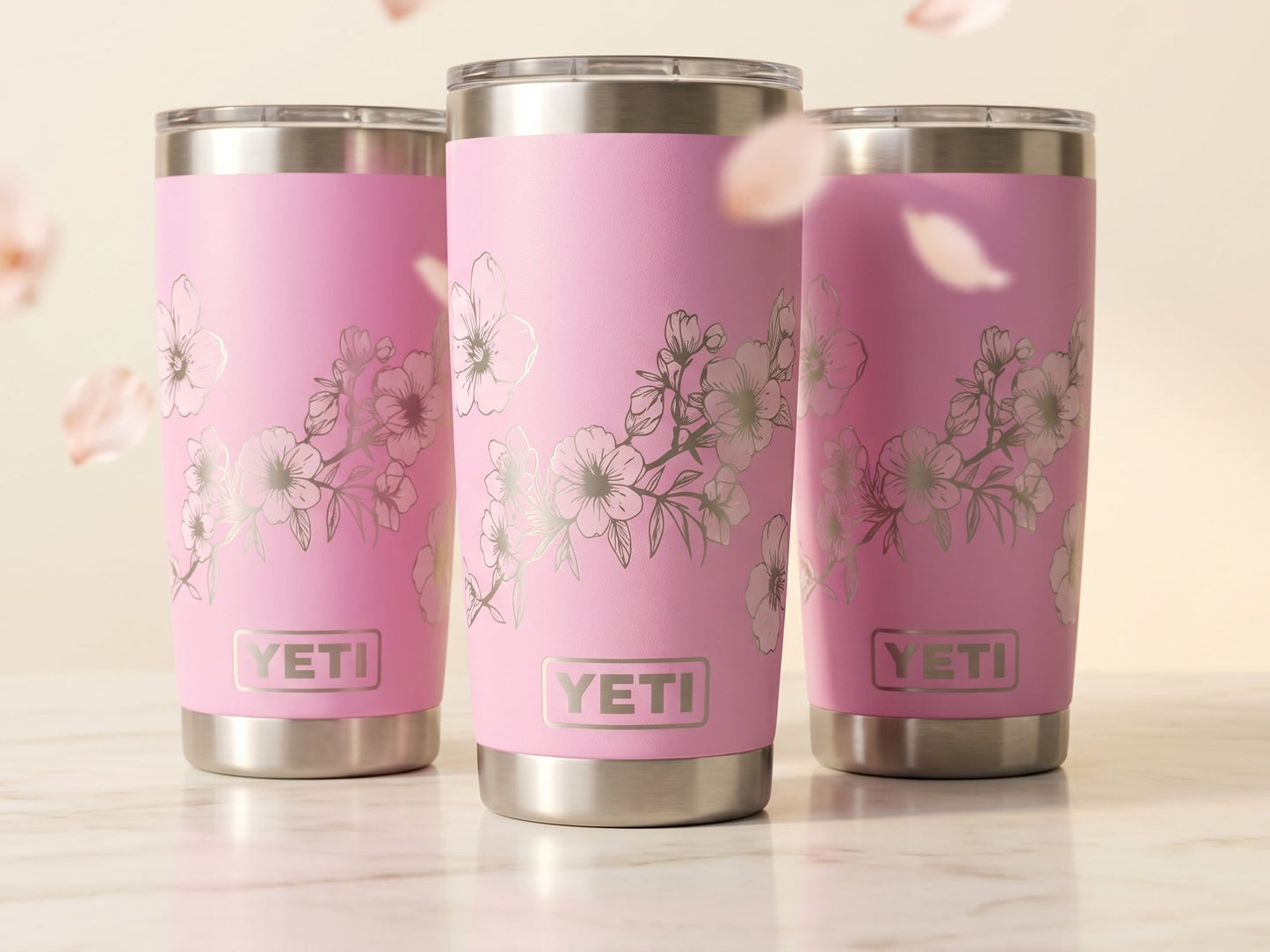 YETI Desert Bloom 20oz Tumbler- blossom design