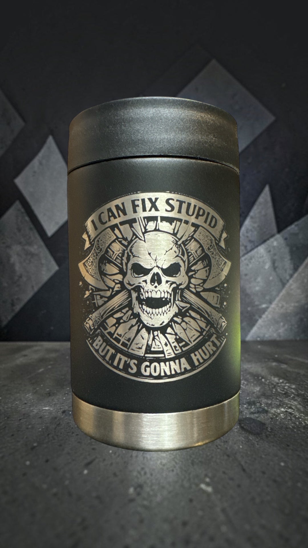 I can fix stupid, but it’s gonna hurt.