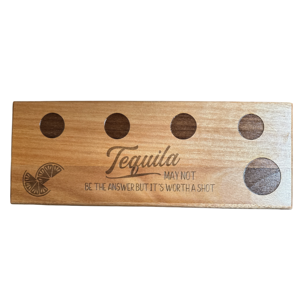 Custom engraved Tequila Board