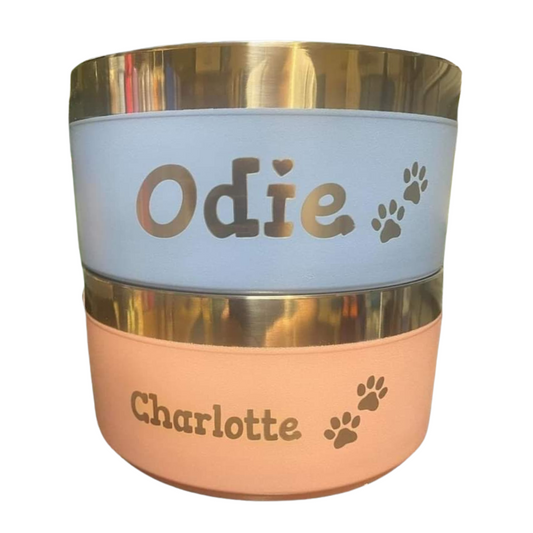 Engraved Dog Bowl