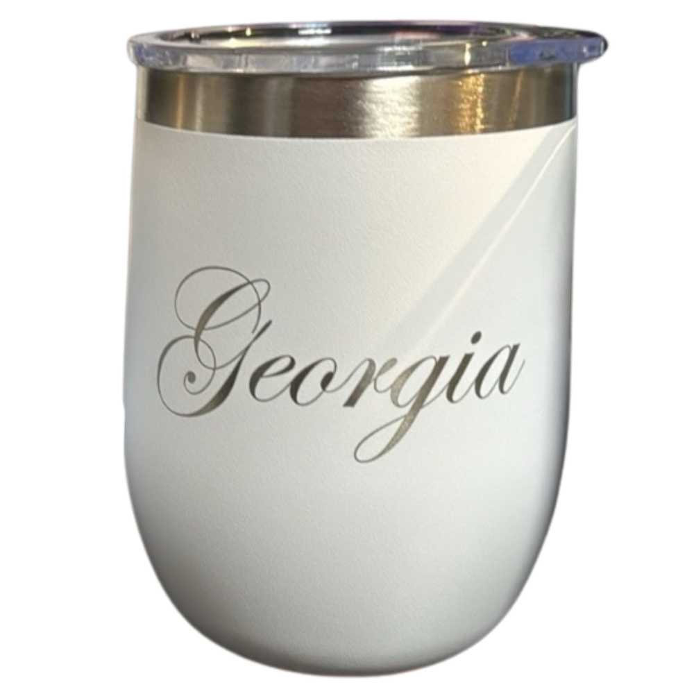 Personalised wedding drinkware