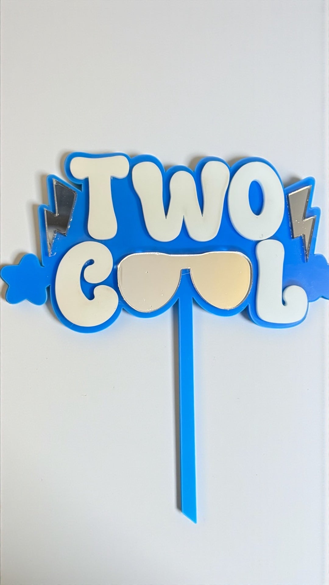 Personalised Cake Topper Double layered acrylic