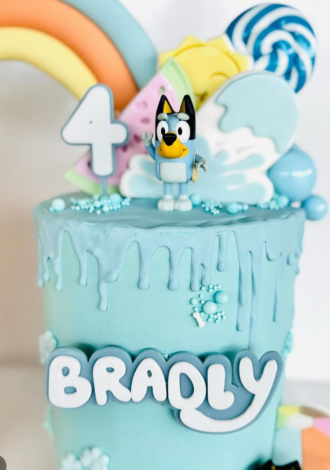 Personalised Cake Topper Bluey themed