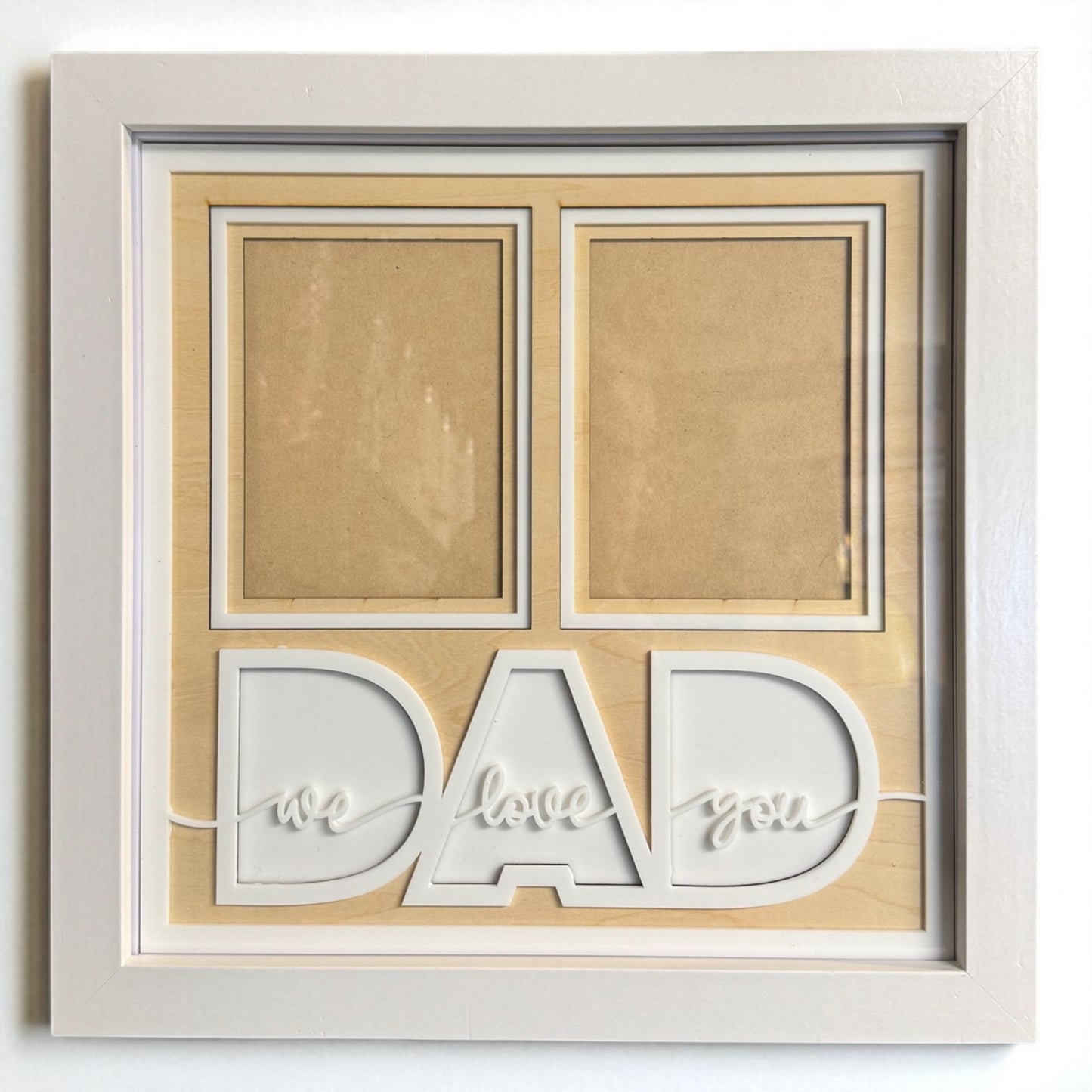 We love you DAD picture frame