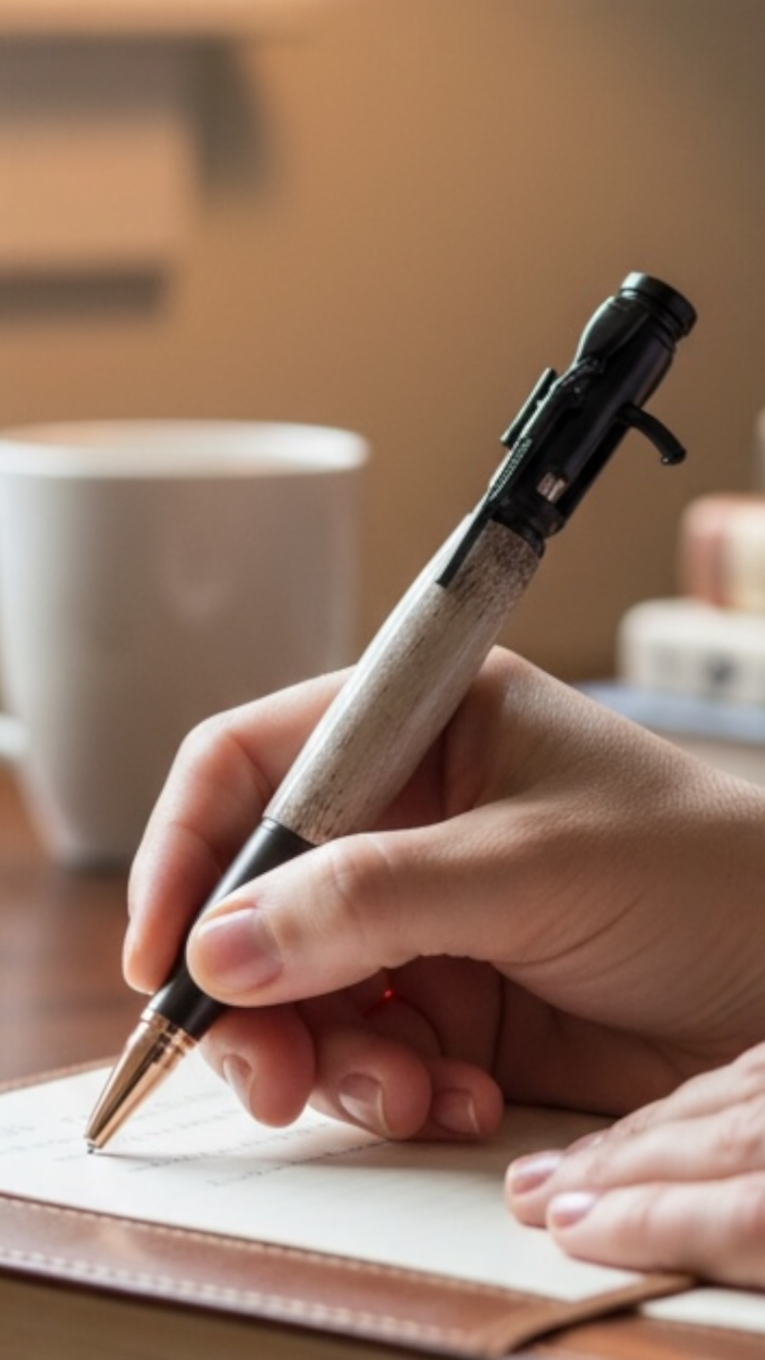 Bullet Pens with Deer Antler Barrel