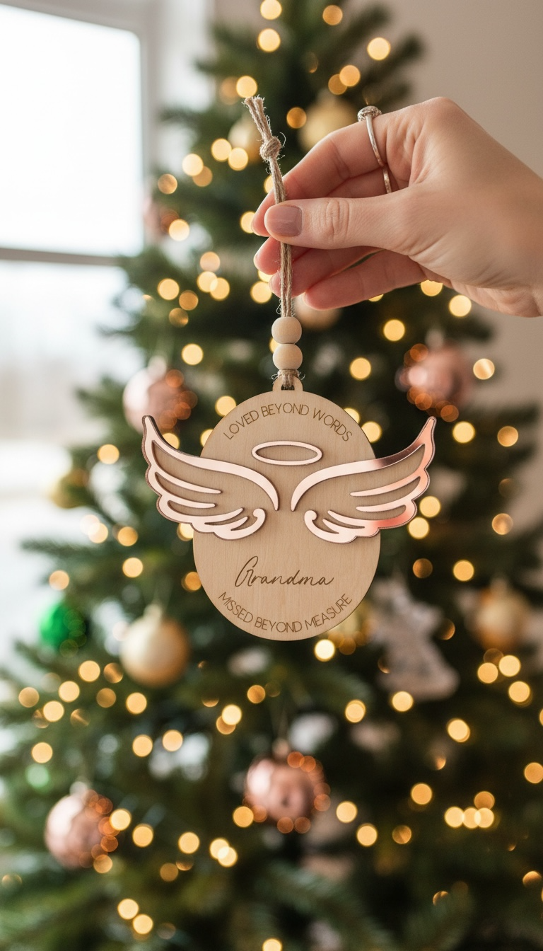 Angel Wing Memorial Ornament