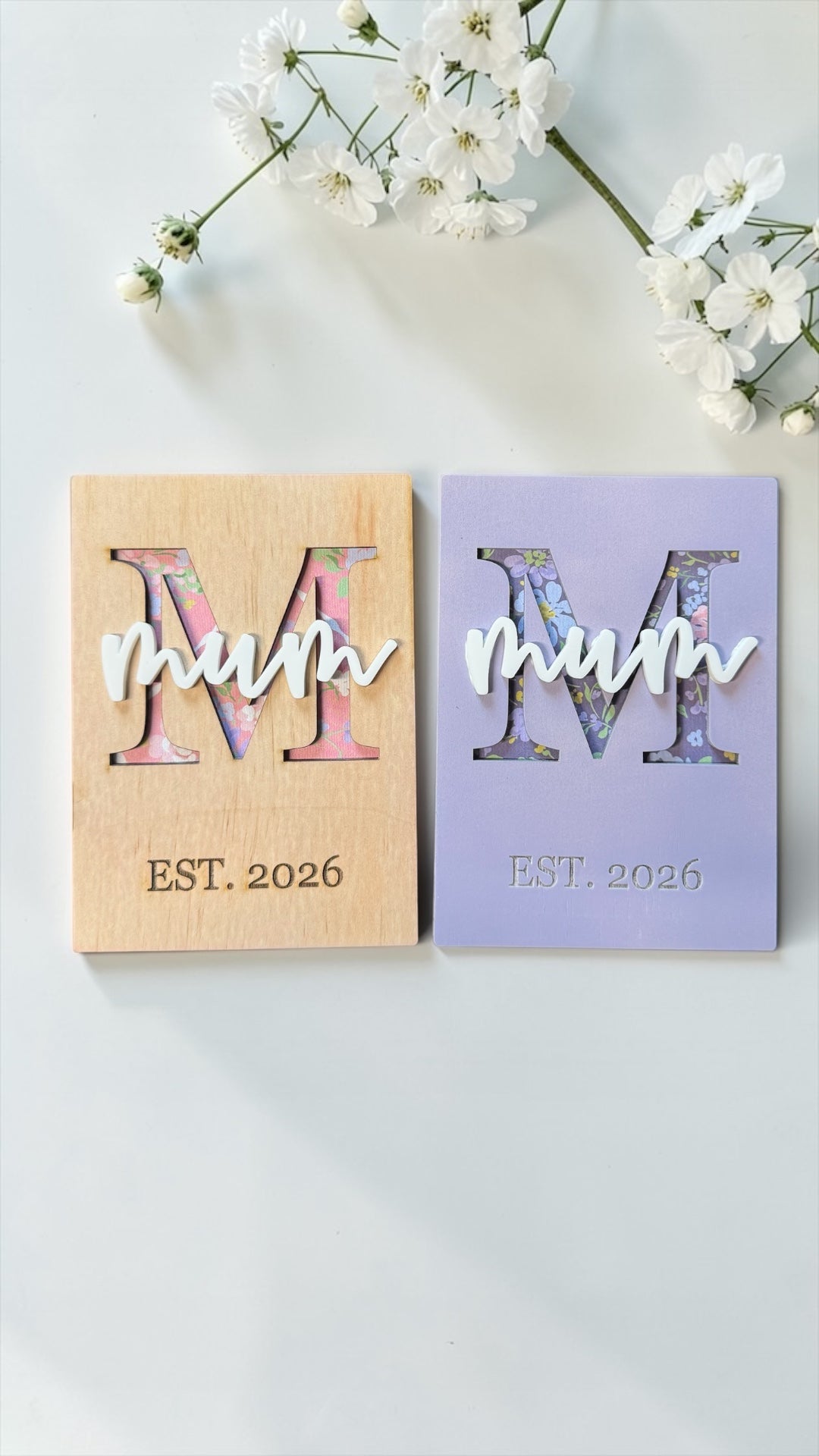 Personalised “EST.” Mum, Nan & Grandma Tile Magnet