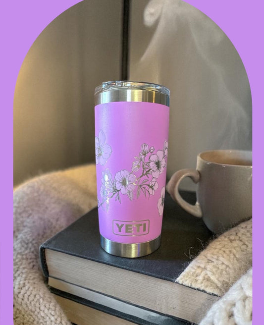YETI Desert Bloom 20oz Tumbler- blossom design