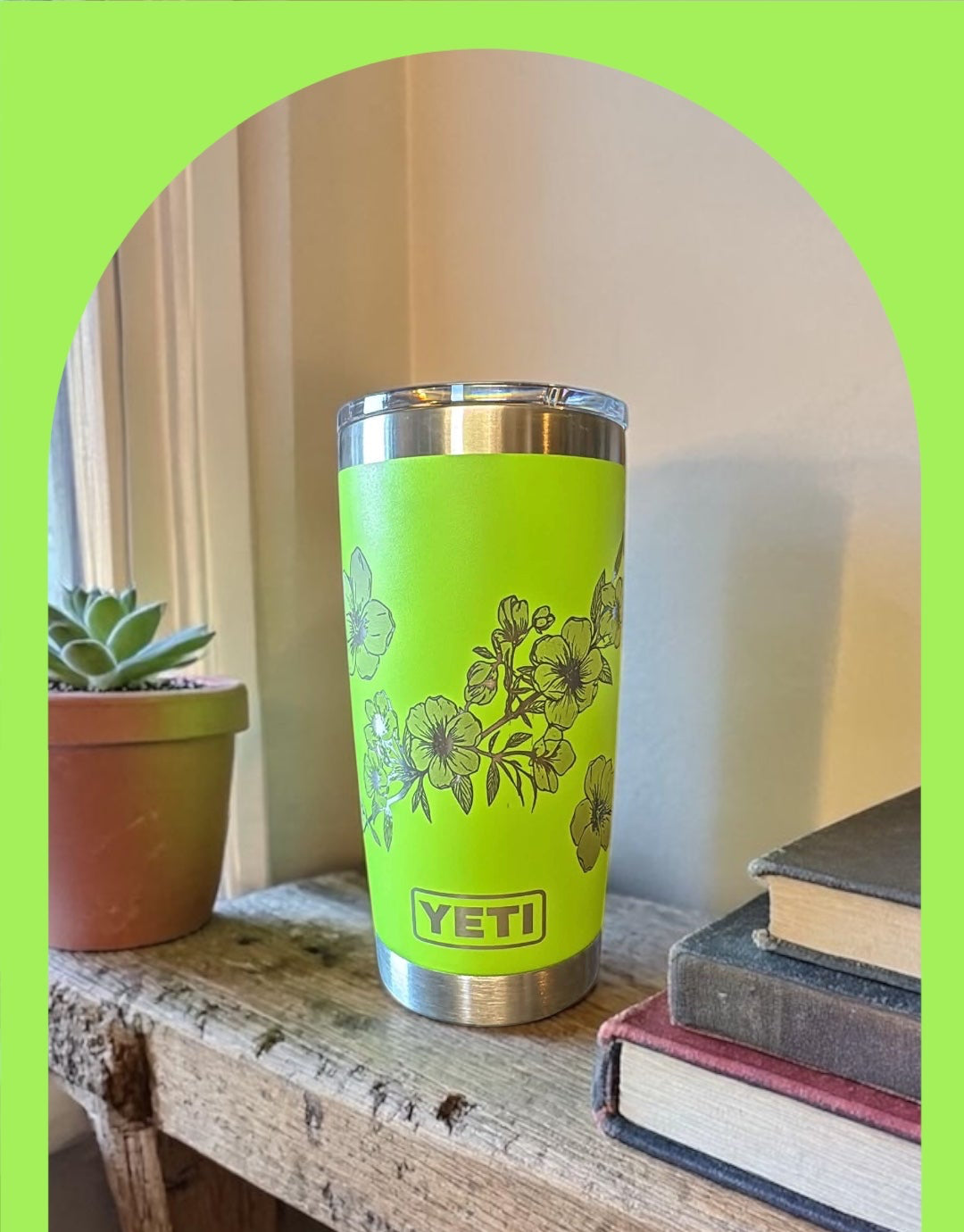 YETI Venom Tumbler- blossom design