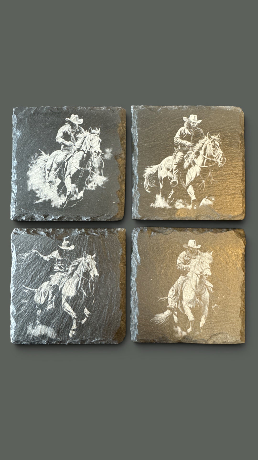 Slate coasters (set of 4)