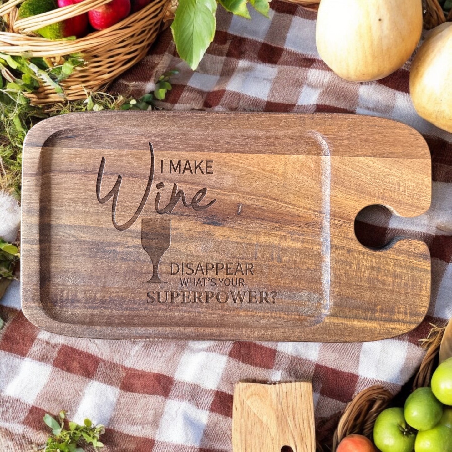 Single Serve Charcuterie/wine board