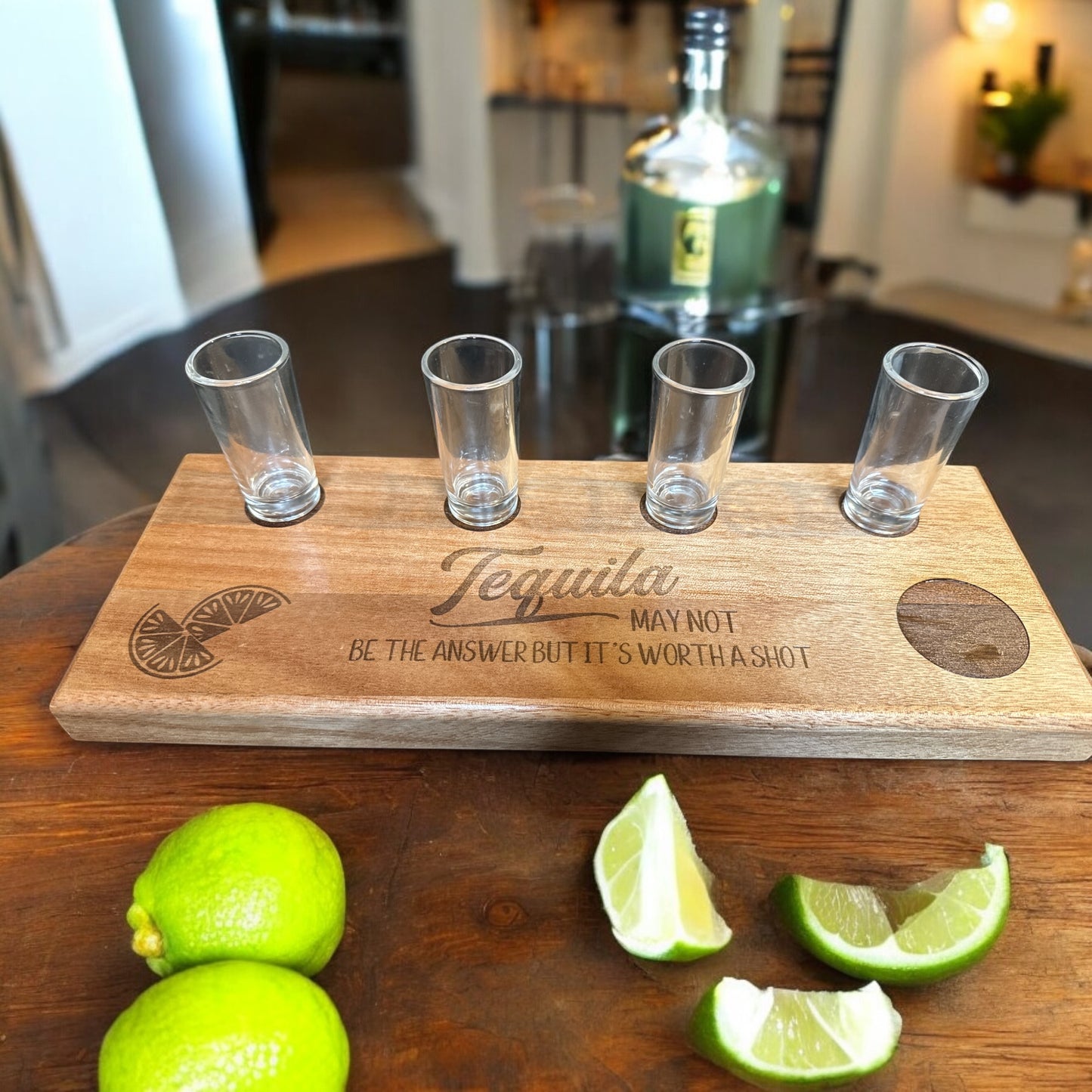 Custom engraved Tequila Board