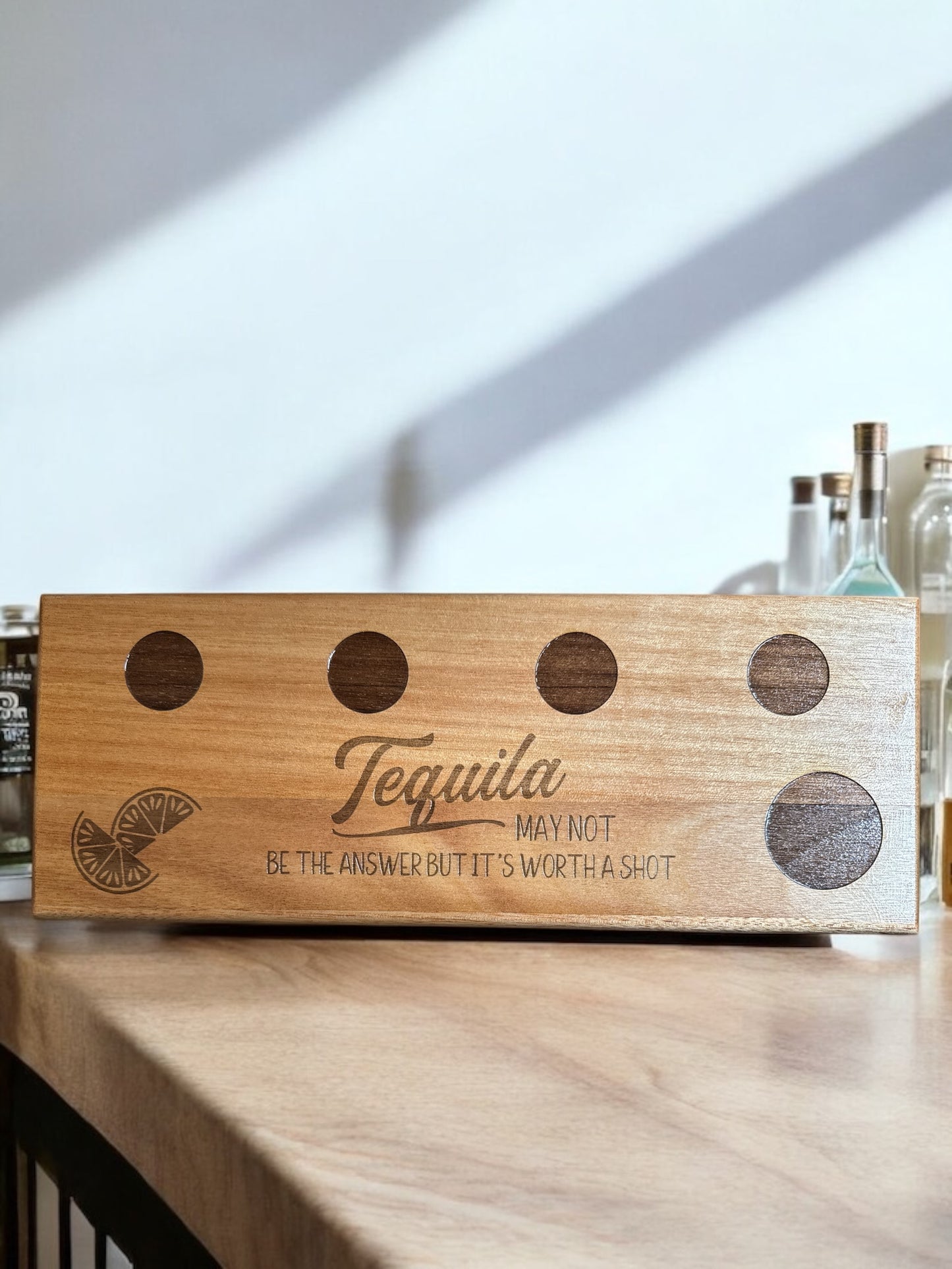 Custom engraved Tequila Board